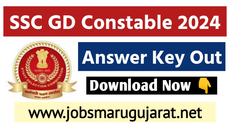 SSC GD Answer Key 2024 Out @ssc.gov.in
